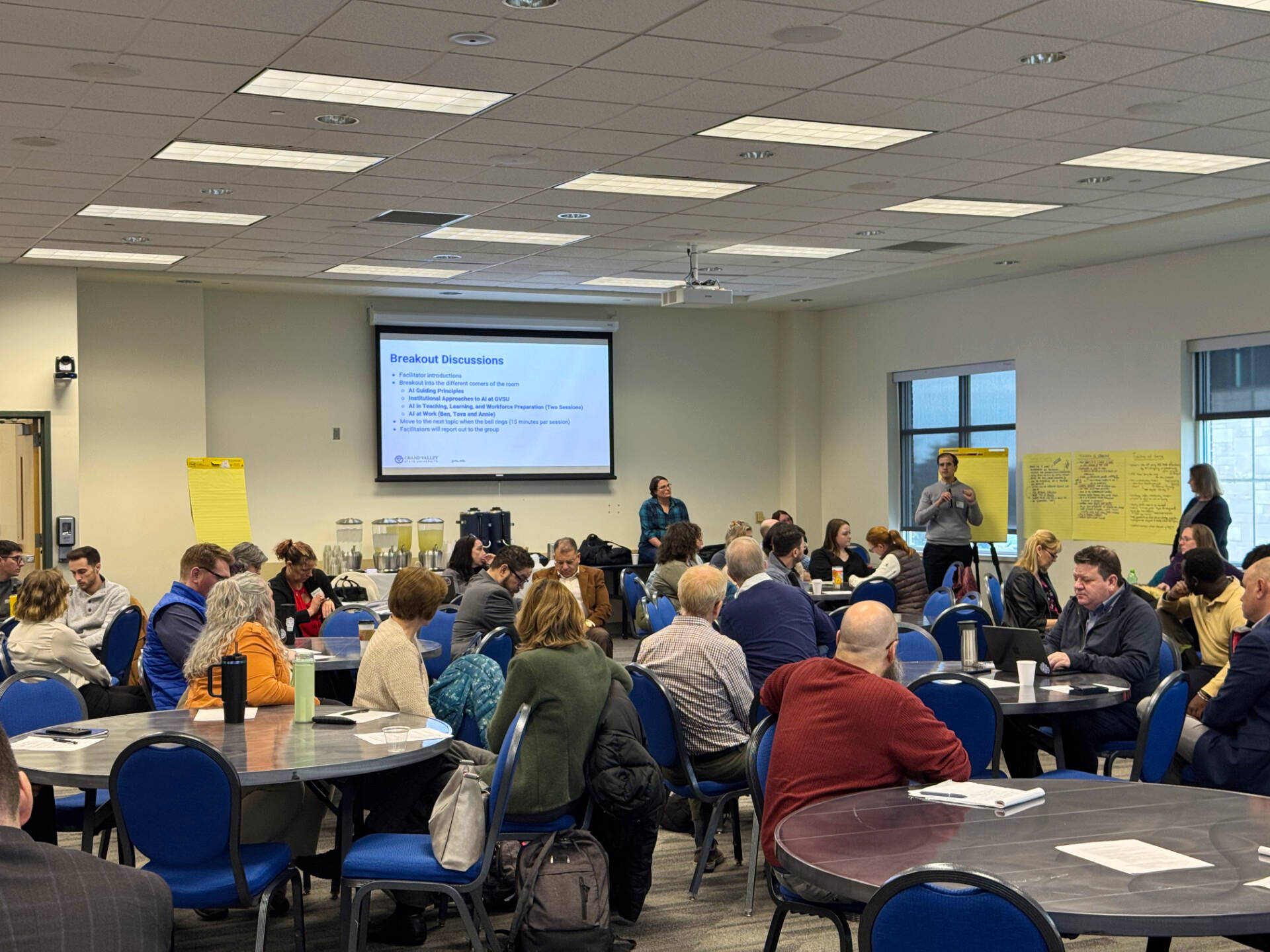 Facutly and Staff Attend AI Town Hall